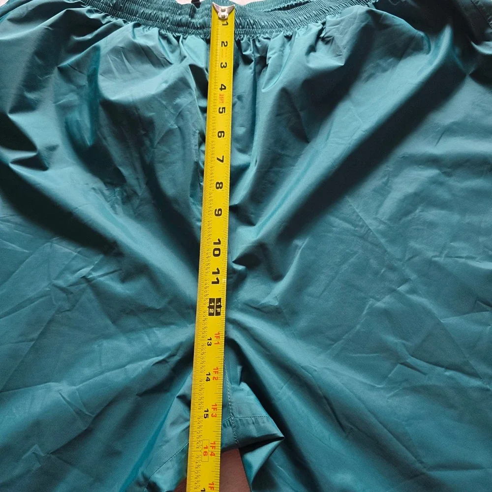 LL Bean Stowaway Rainwear Gore-Tex Pants Mens XL Green Nylon Waterproof RainGear